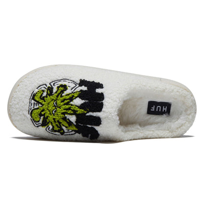 HUF Snow Angel Fuzzy Slipper Shoes - Natural