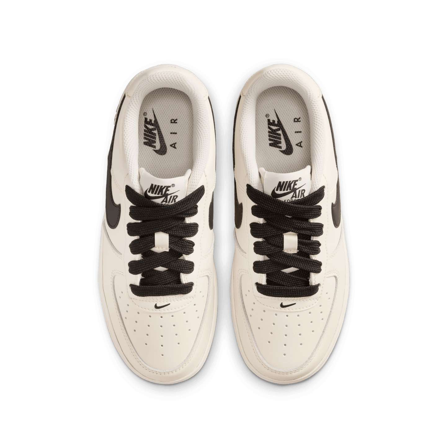Big Kids' Nike Air Force 1 LV8 "Soft Pearl Black Gum"