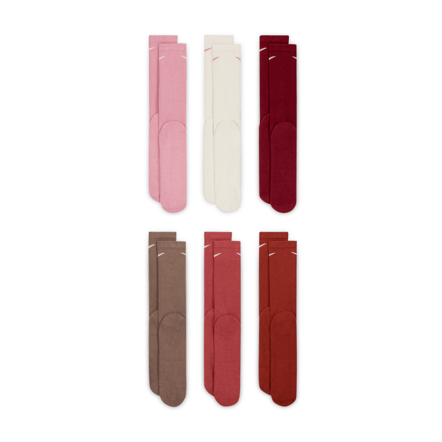 Nike Everyday Plus Cushioned Training Crew Socks (6 Pairs) "Unisex"