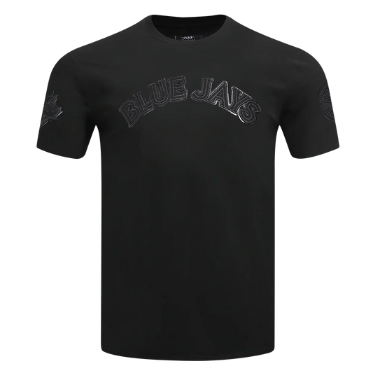 Men's Pro Standard MLB Toronto Blue Jays Triple Black Single Jersey T-Shirt