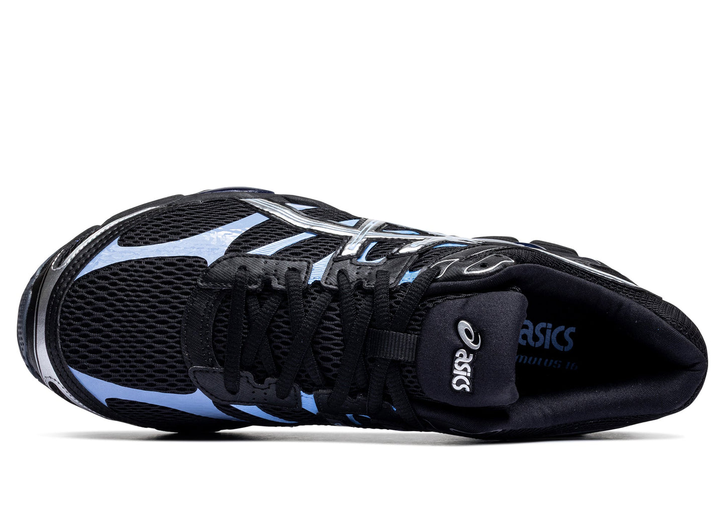 Asics Gel-Cumulus 16 in 'Black / Pure Silver'